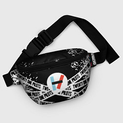Поясная сумка Twenty one pilots stripes steel, цвет: 3D-принт — фото 2