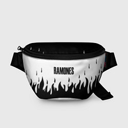 Поясная сумка Ramones fire black rock, цвет: 3D-принт