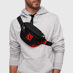 Поясная сумка Dota 2 краски текстура, цвет: 3D-принт — фото 2