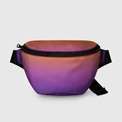 Поясная сумка Градиент оранжево-фиолетовый, цвет: 3D-принт