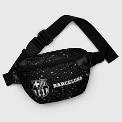 Поясная сумка Barcelona sport на темном фоне по-горизонтали, цвет: 3D-принт — фото 2