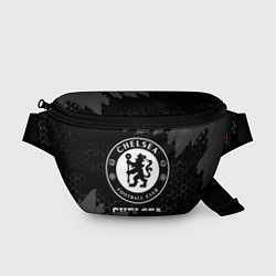 Поясная сумка Chelsea sport на темном фоне, цвет: 3D-принт
