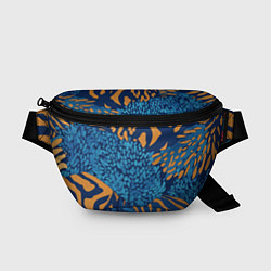 Поясная сумка Леопёрдовые пестринки, цвет: 3D-принт