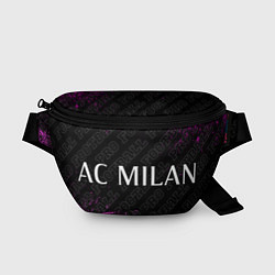 Поясная сумка AC Milan pro football по-горизонтали, цвет: 3D-принт