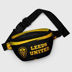 Поясная сумка Leeds United - gold gradient по-горизонтали, цвет: 3D-принт — фото 2