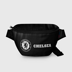 Поясная сумка Chelsea sport на темном фоне по-горизонтали, цвет: 3D-принт