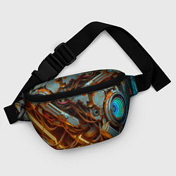 Поясная сумка Cyber armor - ai art, цвет: 3D-принт — фото 2