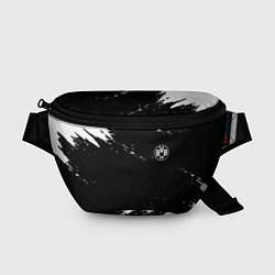 Поясная сумка Borussia краски чёрно белый, цвет: 3D-принт