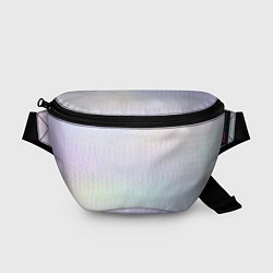 Поясная сумка Бледный сиреневый тай-дай, цвет: 3D-принт