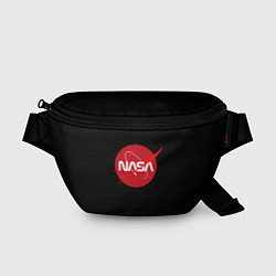 Поясная сумка Nasa logo red, цвет: 3D-принт