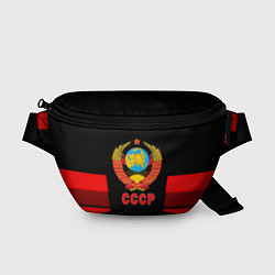 Поясная сумка СССР геометрия красный, цвет: 3D-принт
