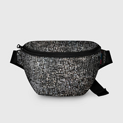 Поясная сумка Тёмный серо-коричневый текстурированный, цвет: 3D-принт