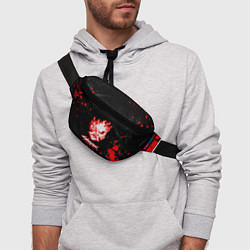 Поясная сумка Samurai flame logo, цвет: 3D-принт — фото 2