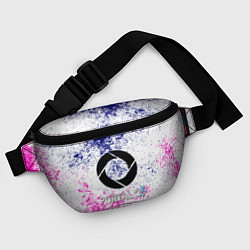 Поясная сумка Portal брызги красок текстура, цвет: 3D-принт — фото 2