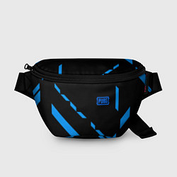 Поясная сумка PUBG blue geometry, цвет: 3D-принт