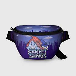 Поясная сумка Street sharks - Городские Уличные Акулы, цвет: 3D-принт
