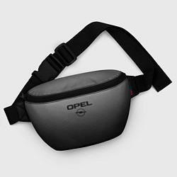 Поясная сумка Opel тёмно-серый градиент, цвет: 3D-принт — фото 2