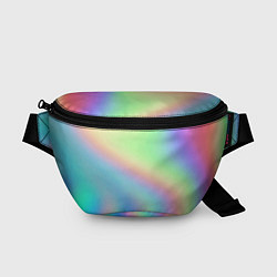 Поясная сумка Бензиновый градиент, цвет: 3D-принт