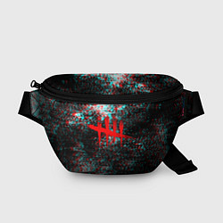 Поясная сумка Dead by daylight краски глитч