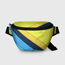 Поясная сумка Геометрия полосы спорт, цвет: 3D-принт