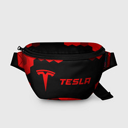 Поясная сумка Tesla - red gradient по-горизонтали, цвет: 3D-принт