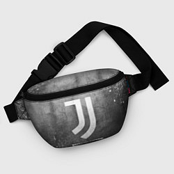 Поясная сумка Juventus - grey gradient, цвет: 3D-принт — фото 2