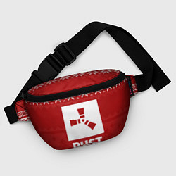 Поясная сумка Новогодний Rust, цвет: 3D-принт — фото 2