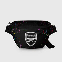 Поясная сумка Arsenal конфети, цвет: 3D-принт