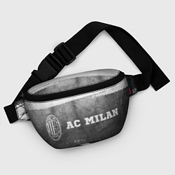 Поясная сумка AC Milan - grey gradient по-горизонтали, цвет: 3D-принт — фото 2