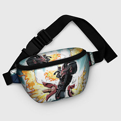 Поясная сумка Genshin Impact Мавуика на мотоцикле, цвет: 3D-принт — фото 2