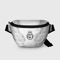 Поясная сумка Real Madrid white poly, цвет: 3D-принт