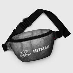 Поясная сумка Hitman - grey gradient по-горизонтали, цвет: 3D-принт — фото 2