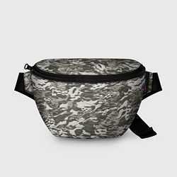 Поясная сумка Фактурный камуфляж, цвет: 3D-принт