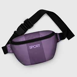 Поясная сумка Sport фиолетовый, цвет: 3D-принт — фото 2