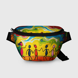 Поясная сумка Дружба человечков