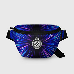 Поясная сумка Club Brugge neon energy, цвет: 3D-принт