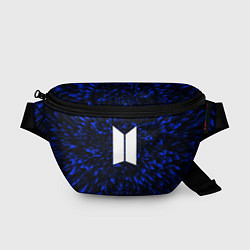 Поясная сумка BTS blue energy, цвет: 3D-принт