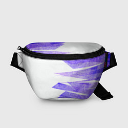 Поясная сумка Color white purple, цвет: 3D-принт