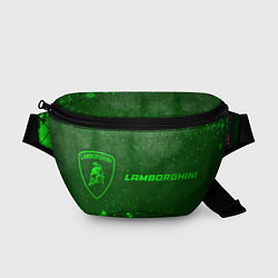 Поясная сумка Lamborghini - green gradient по-горизонтали, цвет: 3D-принт