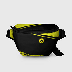Поясная сумка Borussia жёлтые полосы, цвет: 3D-принт