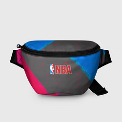 Поясная сумка NBA неоновые краски, цвет: 3D-принт