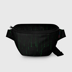 Поясная сумка Color black green, цвет: 3D-принт