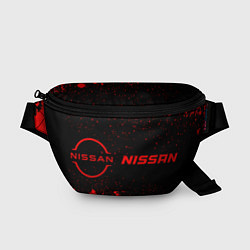 Поясная сумка Nissan - red gradient по-горизонтали, цвет: 3D-принт