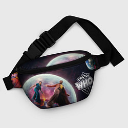 Поясная сумка Доктор Кто и помощница, цвет: 3D-принт — фото 2