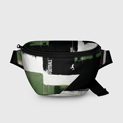 Поясная сумка Футбол на фоне брызг красок