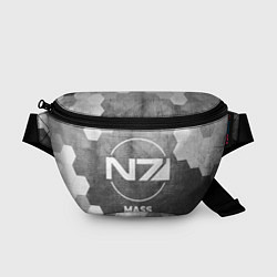 Поясная сумка Mass Effect - grey gradient, цвет: 3D-принт