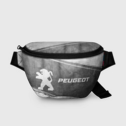 Поясная сумка Peugeot - grey gradient по-горизонтали, цвет: 3D-принт