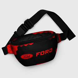 Поясная сумка Ford - red gradient по-горизонтали, цвет: 3D-принт — фото 2