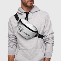 Поясная сумка Honda - white gradient по-горизонтали, цвет: 3D-принт — фото 2