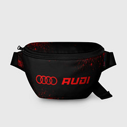 Поясная сумка Audi - red gradient по-горизонтали, цвет: 3D-принт